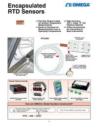 Thumbnail of document Data Sheet - RTD-809 Glue-On RTD Surface Sensors with Coin Style SS Housing
